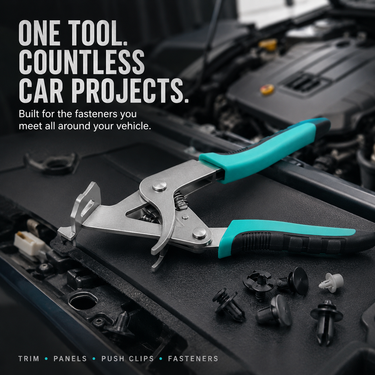 Auto Fastener Clip Removal Pliers